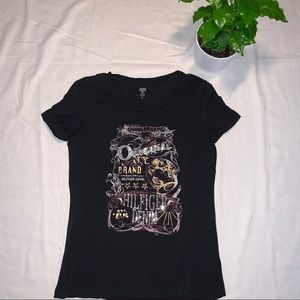 Black vintage Tommy Hilfiger rhinestone top